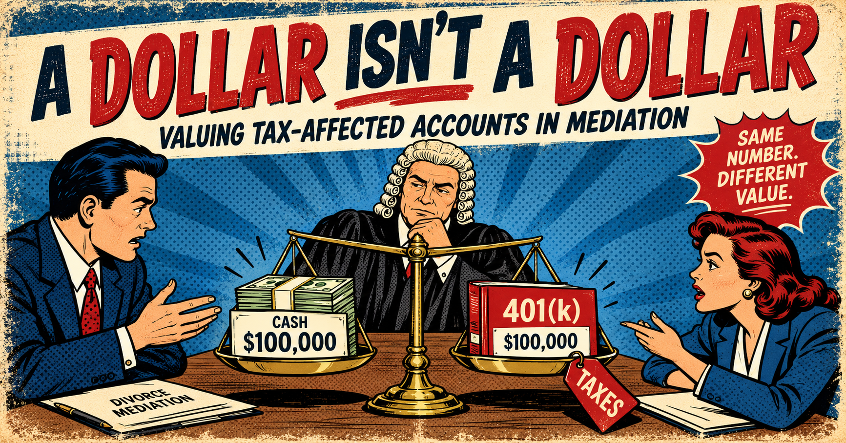A Dollar Isn't a Dollar: Valuing Tax-Affected Accounts in Mediation